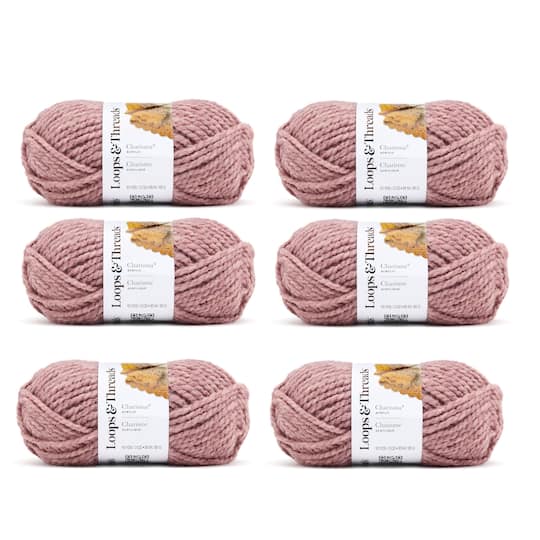 Loops & Threads; 6 Pack: Charisma™ Heather Yarn by Loops & Threads® ; Category:Basic Yarn; Image:1